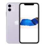 iPhone 11 Front and Purple Back Collage