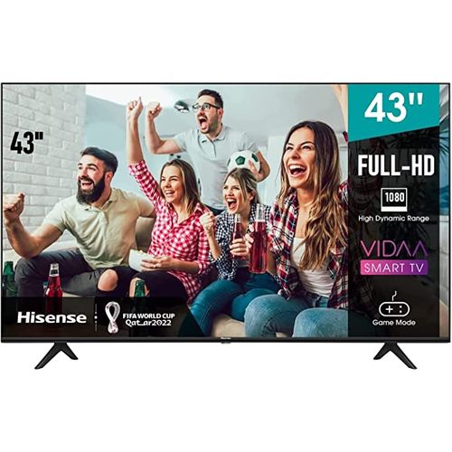 Hisense 43-inch Smart 4K UHD Frameless TV (43A6KKEN)