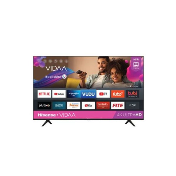 Hisense 58A6G 58-Inch 4K Ultra HD Smart TV – Alexa Compatible, VIDAA OS, HDR, Bluetooth
