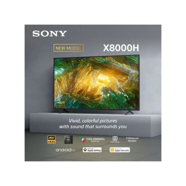 Sony 43" 4K Ultra HD Android Smart TV – Model 43X8000 (Netflix, YouTube, Built-in WiFi)